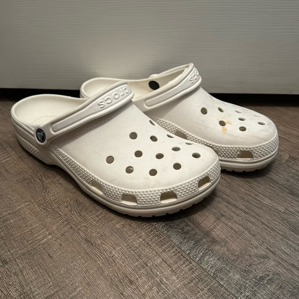 White Crocs